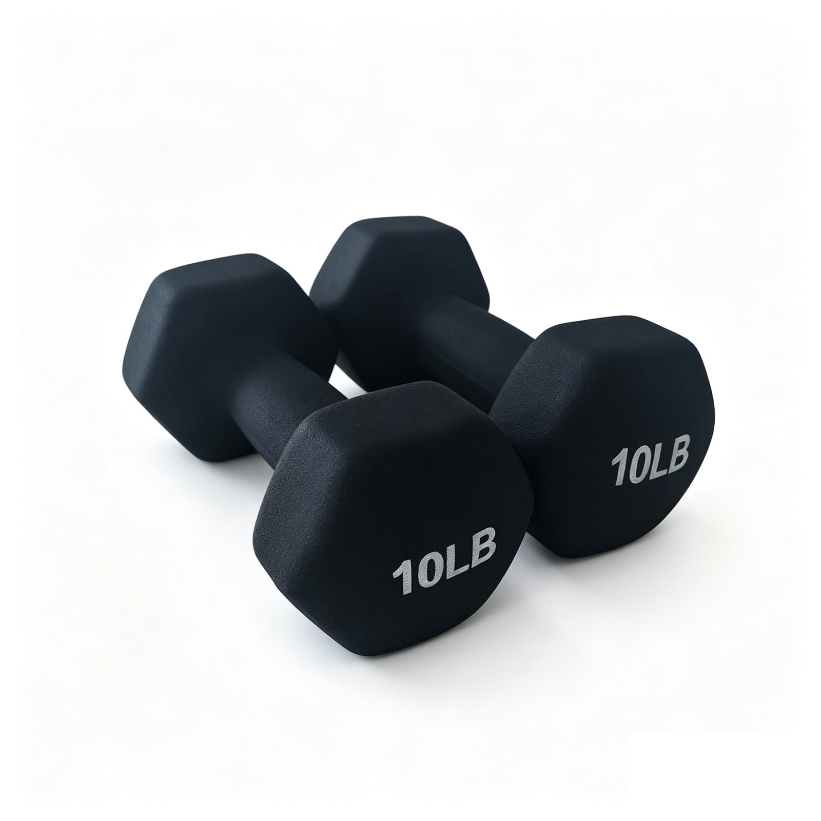 BalanceFrom Rubber Encased Hex Dumbbell, 25LBs, Single - Walmart.com