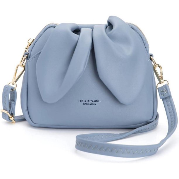 Bolsos cruzados pequeños YONGSHENG Bandolera con orejas de conejo Cuero de PU suave