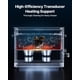 thumbnail image 3 of Limpiador ultrasónico VEVOR de 15 L y 240 W de acero inoxidable, 3 of 9