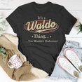 thumbnail image 5 of Waldo Shirt Personalized Name Gifts With Name Waldo Unisex TShirt, 5 of 6