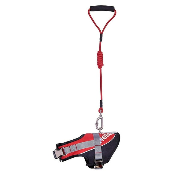 Helios Bark-Mudder Easy Tension 3M Reflective Endurance 2-in-1 Adjustable Dog Leash and Harness