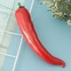 thumbnail image 4 of Hoja de maíz con chile artificial, verduras de hoja artificial, hojas decorativas Chile rojo, 4 of 9