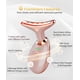 thumbnail image 4 of Masajeador facial y de cuello con luz: masajeador facial portátil de 7 colores para el cuidado de la piel, oro rosa, 4 of 5