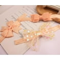 thumbnail image 3 of Dalrosia Baby Girl Bows Headband Chiffon Flower Hairband for Newborn Infant Toddler Soft Elastic Hair Bow Accessories for Baby Birthday Party, 3 of 6