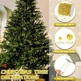thumbnail image 2 of 98.4 Feet Christmas Tree Beads Garland Decoration, NOGIS Artificial Plastic Reflective Pearls Strands String Chain Beaded Roll (Gold), 2 of 5
