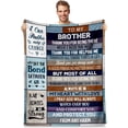 thumbnail image 1 of LHSHID Birthday Gifts for Dad Blanket Flannel Soft and Comfortable Anti static Bed Sofa Blanket 50x60in, 1 of 5