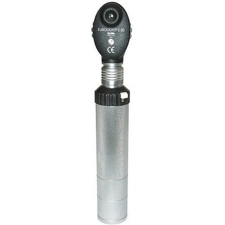 KaWe EUROLIGHT E30 2.5V Ophthalmoscope, Silver and Black