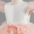 thumbnail image 7 of Cowsor Toddler Baby Girl Butterfly Tutu Dress Bowknot Princess Flower Girl Wedding Pageant Birthday Party Dresses, 7 of 7