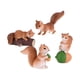 thumbnail image 4 of Juego de 4 mini figuras de ardillas de resina para decorar tartas. A, 4 of 9