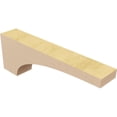 thumbnail image 5 of 2"W x 12"D x 4"H Thin Huntington Rough Cedar Woodgrain TimberThane Corbel, Primed Tan, 5 of 6