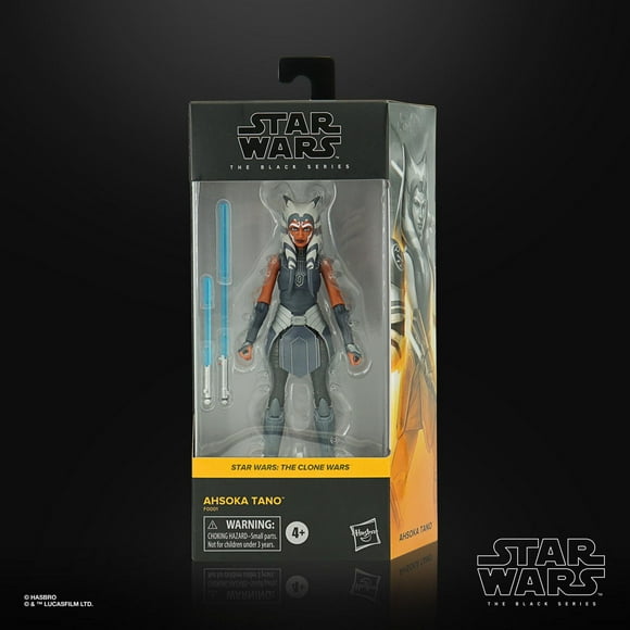 Star Wars The Black Series Ahsoka Tano Toy 6-Inch-Scale Star Wars: The Clone Wars Collectible Action Figure, Toys for Kids Ages 4 and Up