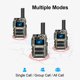 thumbnail image 5 of Radio bidireccional LUOTWO L500 Walkie Talkie económico MINI L500 portátil de acero metálico con carga TIPO C, 5 of 7