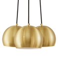 thumbnail image 2 of Modway Chalice 3-Light Metal Pendant in Satin Brass, 2 of 9