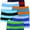 Thick Stripes Print, variant on ToBeInStyle Boy's Pack of 6 Assorted Print Seamless Boxer Briefs - Thick Stripes - Small