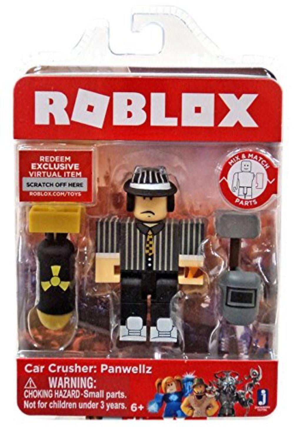 Car Crusher Panwellz Figure Pack Experience An All New Adventure With A Legendary Character From The World Of Roblox By Roblox Walmart Com Walmart Com - roblox car crusher panwellz action figure