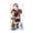 D, variant on Lilixerw Christmas Front Door Cover, Waving Santa by Snowy Cabin with Reindeer Porch Banner for Holiday Porch Banner Cozy Winter Decorations