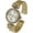 Gold, variant on Collections Japanese Quartz Women's Roman Numbers Cuff Bangle Fashion Watch