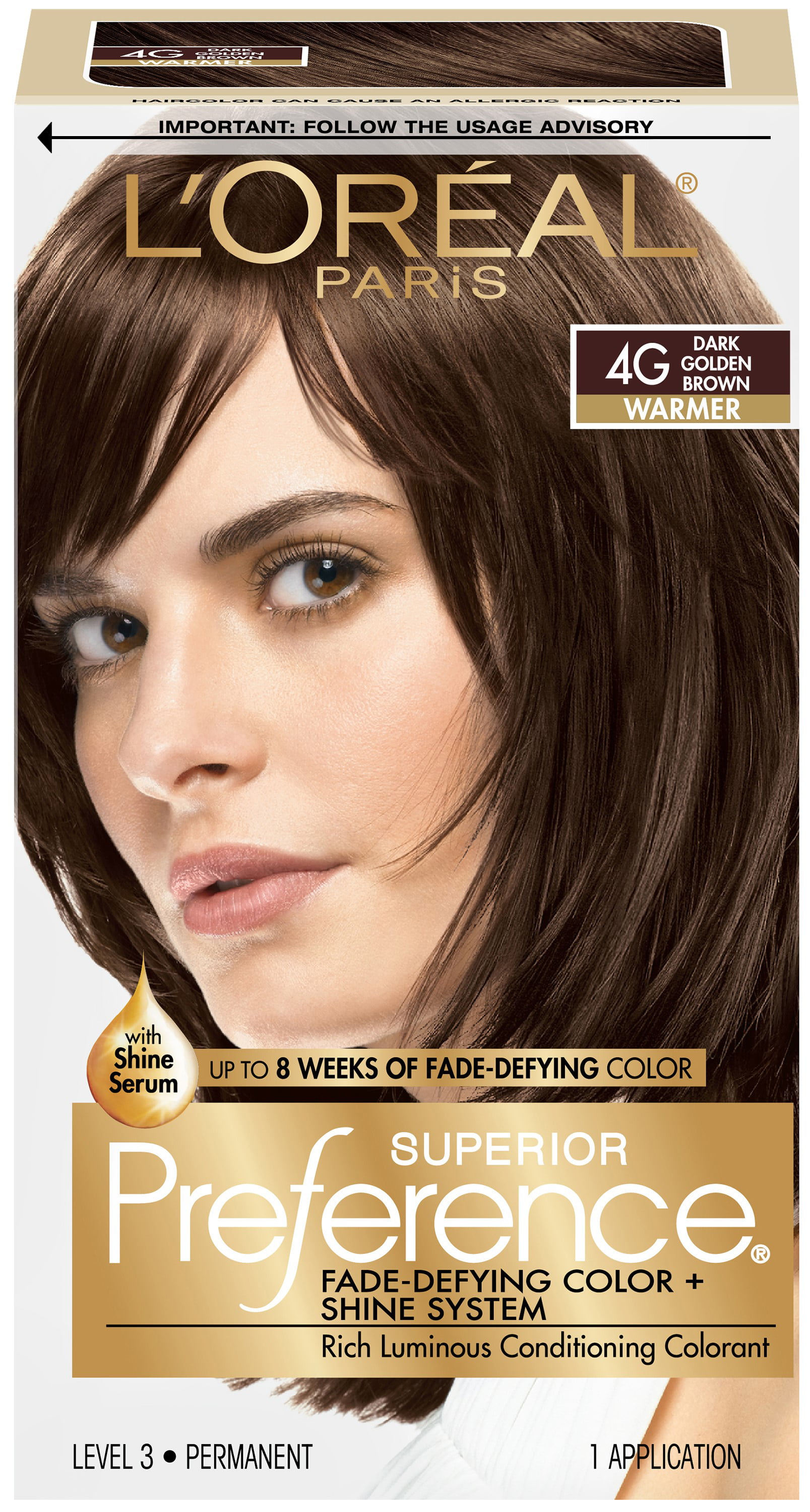 LOreal Paris Superior Preference Hair Color Dark Golden Brown