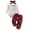 Z04-Wine, variant on larppty Newborn Infant Baby Girl Clothes Outfits Ruffle Romper Floral 4Pcs Pants Sets Toddler Girls Clothing Set(0-3 Months,Pink)