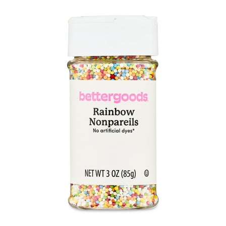 bettergoods Rainbow Nonpareils, 3 oz