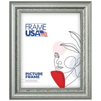 24x36 Picture Frame Silver American 795, 12382-2414-138, 1.5 Inch Wood, Glass