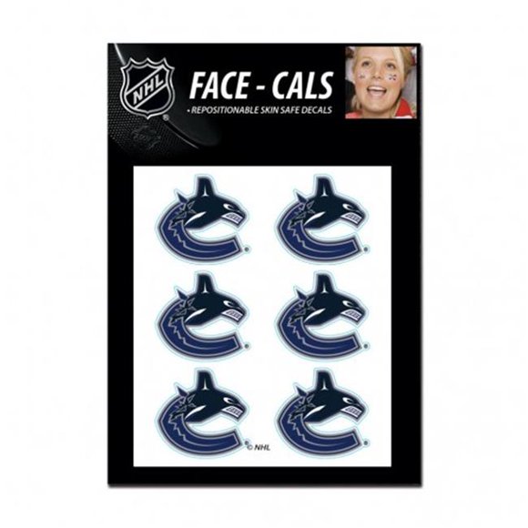 Wincraft 1493462013 NHL Canucks Vancouver Tatouage Visage Cals