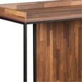 thumbnail image 3 of Rectangular Desk With Walnut & Sandy Black Finish - 1 Drawer, Metal Sled Base, 70lbs Weight Bearing, 62"x31"x24" Measurements Synthetic Wood, Support, 24"x62"x31" Dimensions, 3 of 3