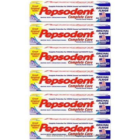 Pepsodent Complete Care Toothpaste Original Flavor 5.5 Oz ( Pack Of 6)
