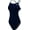 Navy, variant on Women's Durafast Solid Swimsuit