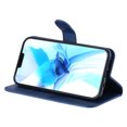 thumbnail image 5 of Case for iPhone 11 Pro Max Zipper Pocket Wallet Leather Case Magnetic Closure Flip Cover - Blue, 5 of 5