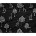 thumbnail image 4 of oneOone Polyester Lycra Fabric Tree & Giraffe Block Fabric Prints By Yard 56 Inch Wide, 4 of 4