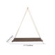 thumbnail image 3 of Estante Colgante de Madera | Estante Flotante Rústico de Pared con Cuerda | Expositor de Madera Marrón y Blanca para Sala de Estar, Dormitorio, Cocina y Baño | Organizador Decorativo Multiusos, 3 of 6