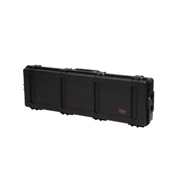 SKB 3I-6018-8B-L iSeries Waterproof Utility Case with Layered Foam & Wheels - Black&#44; 60 x 18 x 8 in.