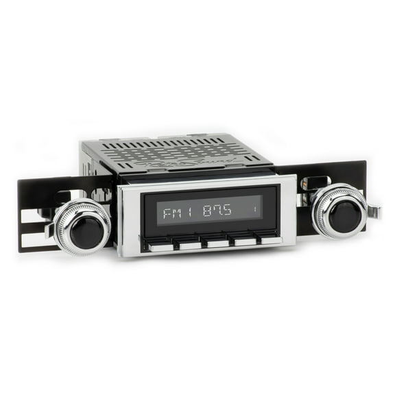 RetroRadio Compatible with 1969 Pontiac Firebird Features Include Bluetooth, AUX, AM/FM LABC-M1-113-53-73PT