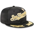 thumbnail image 3 of Men's New Era  Black San Francisco Giants 2025 59FIFTY Day Gold Leaf 59FIFTY Fitted Hat, 3 of 5