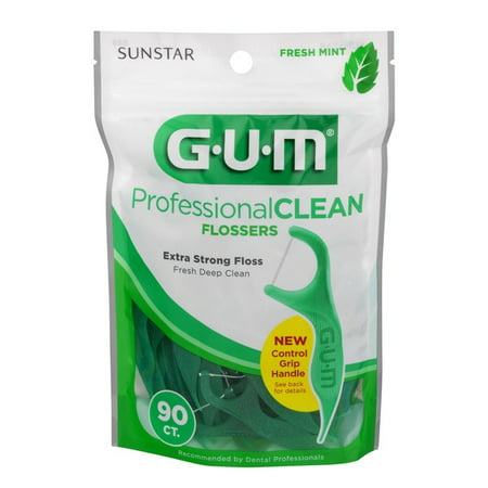 GUM Professional Clean Flossers Fresh Mint - 90