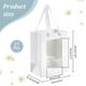 thumbnail image 2 of 12 bolsas de regalo de papel kraft con ventana transparente de 7,9 x 5,9 x 4,1 pulgadas, bolsas de regalo de papel con asas, bolsas de papel para compras., 2 of 9