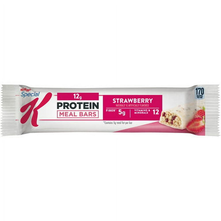 Special K Protein Meal Bar, Strawberry, 1.59 oz, 8/Box Special K Protein Meal Bar, Strawberry, 1.59 oz, 8/Box