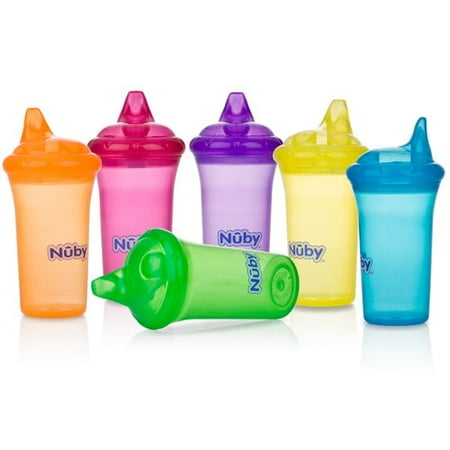 Nuby No-Spill Dual-Flo Valve Cup, 9 oz