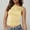 Yellow, variant on Fashion Olyvenn Women One Shoulder Ruched Crop Tank Tops Y2K Off The Shoulder Twist Strap Summer Tanks Tops Going Out Crop Shirts Red M