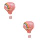 thumbnail image 4 of Inteprter Linternas de globos aerostáticos que terminan de tocar con un globo grande, papel colgante rápido y fácil arcoiris rosa diámetro 40CM 2Conjunto, 4 of 6