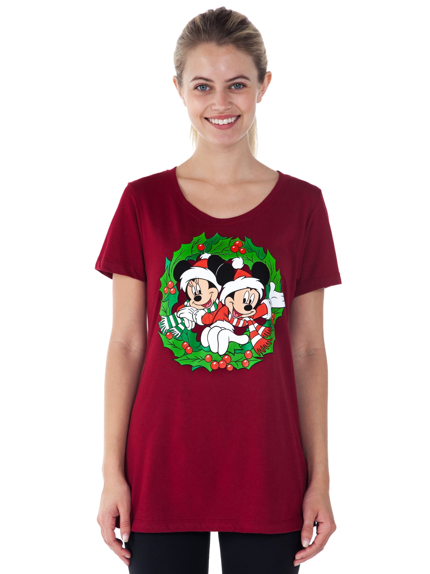 minnie mouse christmas shirt womens