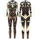 thumbnail image 3 of Mono de robot punk, mono sexy para mujer, disfraz de cosplay, mono de Halloween Zentai ciberpunk, 3 of 5