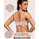 thumbnail image 3 of Bra OEAK Deep V Inalámbrico Cómodo Push Up Nude XL para mujer, 3 of 8
