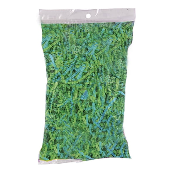 Amscan Jumbo Bags Of Easter Shred, 6 Oz, Blue/Green, Pack Of 3 Bags