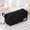Black, variant on Dual Zipper Matte Oxford Pencil Pouch with Side Wrist Loop Blank Custom Label Divided Large Capacity Portable Organizer for Office Desk Artist Travel Cosmetic Use