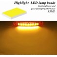 thumbnail image 4 of 10Pcs Amber Side Light,12-24V 3.9' 9LED LED Side Marking Light Truck Trailer Lorry Tail Light Front and Rear Marking Warning Side Light, 4 of 4