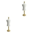 thumbnail image 2 of Ruiboury 1/2/3/5 Cat Dog Clothes Mannequin Doll Dress Form Display Rack Convenient and White S 2PCS, 2 of 6