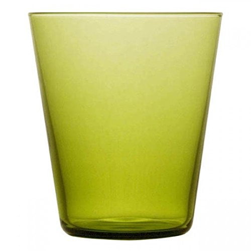 Boho Stackable Green Drinking Glasses 8.8 oz. Set of 4
