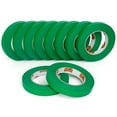 thumbnail image 1 of Cinta adhesiva para pintores TAPEBEAR, verde, multisuperficie, 0,7 cm x 55 m, 10 rollos, 1 of 7